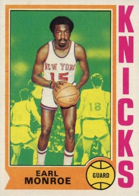 1974 Topps Earl Monroe #25 Basketball Card