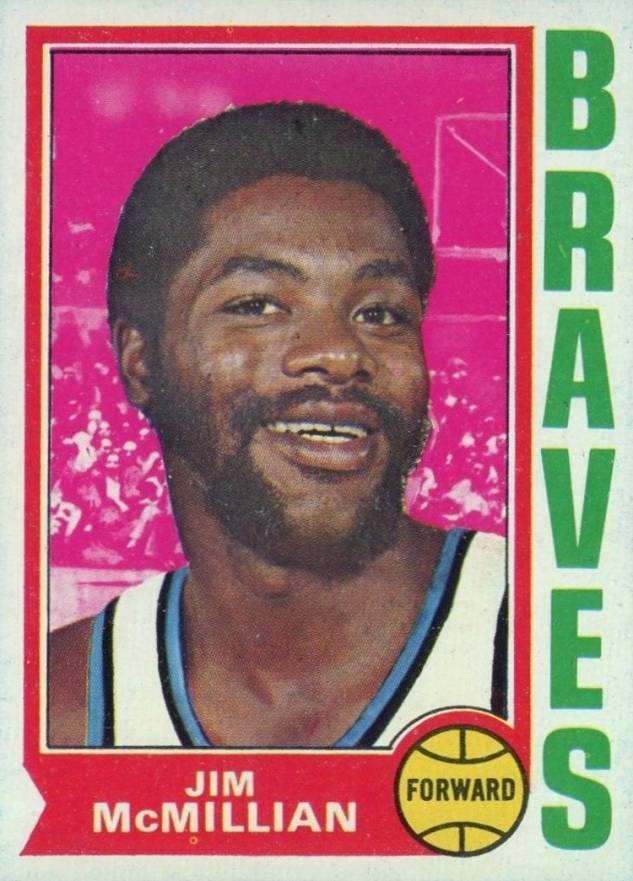1974 Topps Jim McMillian #38 Basketball Card