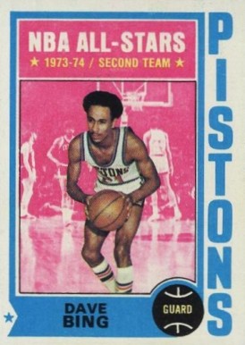 1974 Topps Dave Bing #40 Basketball Card