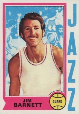 1974 Topps Jim Barnett #47 Basketball Card