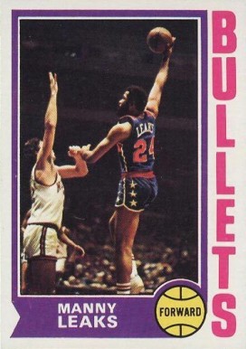 1974 Topps Manny Leaks #48 Basketball Card