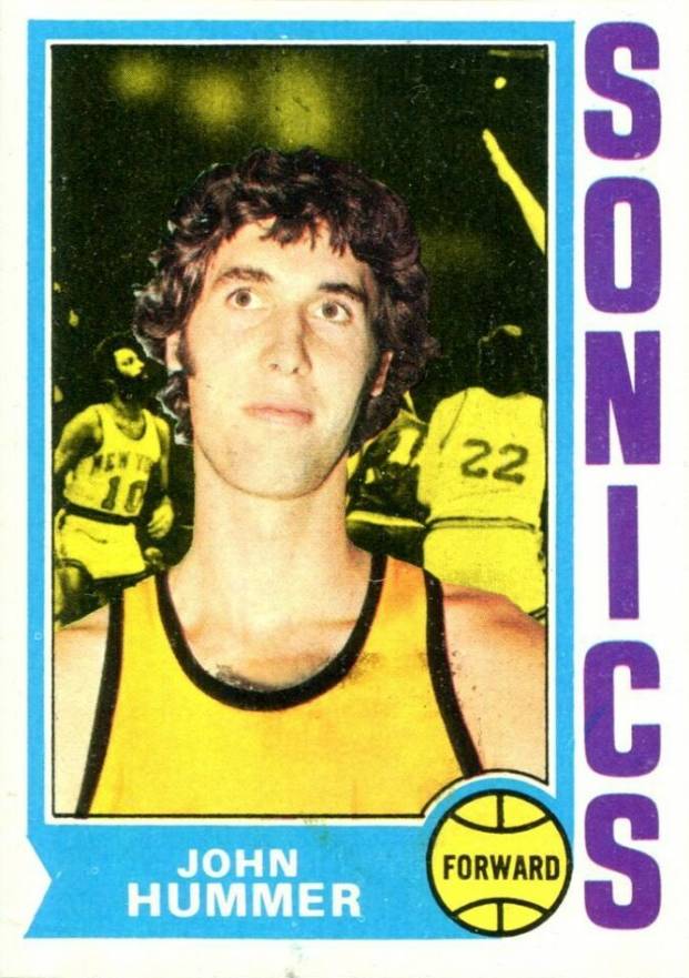 1974 Topps John Hummer #52 Basketball Card