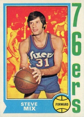 1974 Topps Steve Mix #56 Basketball Card