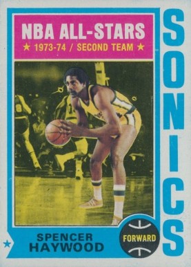 1974 Topps Spencer Haywood #70 Basketball Card