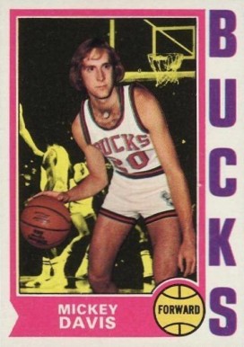 1974 Topps Mickey Davis #73 Basketball Card