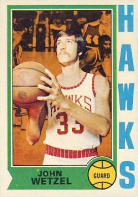 1974 Topps John Wetzel #77 Basketball Card