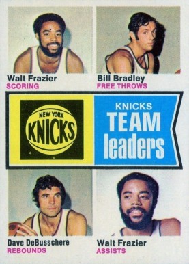 1974 Topps Knicks Team Leaders #93 Basketball Card