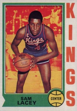 1974 Topps Sam Lacey #99 Basketball Card
