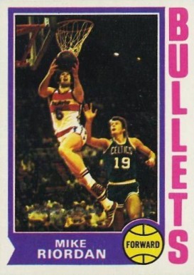 1974 Topps Mike Riordan #102 Basketball Card