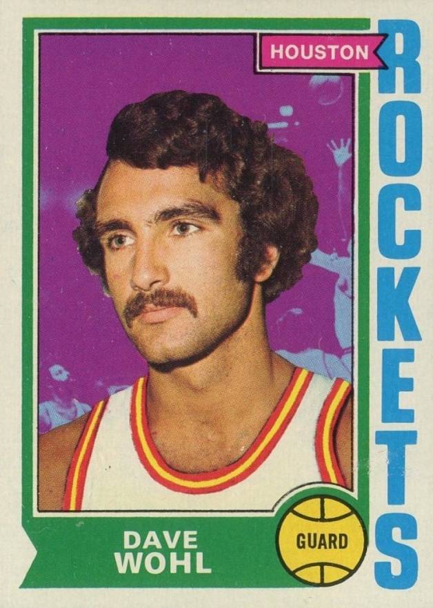 1974 Topps Dave Wohl #108 Basketball Card