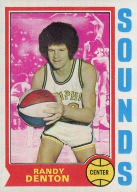 1974 Topps Randy Denton #189 Basketball Card