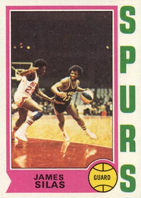 1974 Topps James Silas #186 Basketball Card