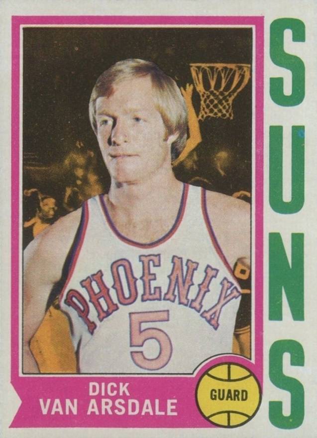 1974 Topps Dick Van Arsdale #160 Basketball Card