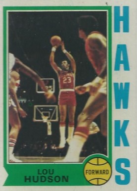 1974 Topps Lou Hudson #130 Basketball Card