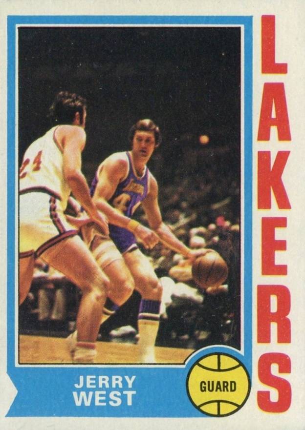 1974 Topps Jerry West #176 Basketball Card