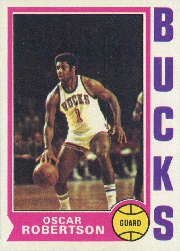 1974 Topps Oscar Robertson #55 Basketball Card