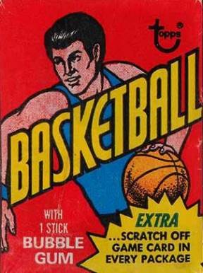 1974 Topps Wax Pack #WP Basketball Card