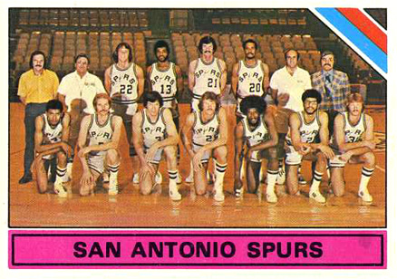 San Antonio Spurs Team Basketball Cards