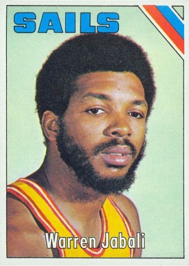 1975 Topps Warren Jabali #296 Basketball Card