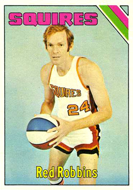1975 Topps Red Robbins #295 Basketball Card