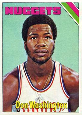 1975 Topps Don Washington #267 Basketball Card