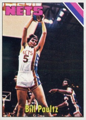 1975 Topps Bill Paultz #262 Basketball Card