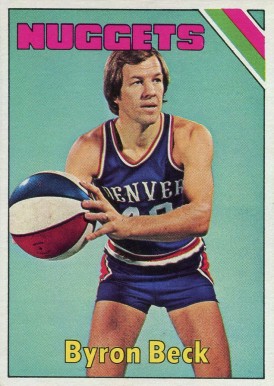 1975 Topps Byron Beck #258 Basketball Card