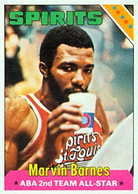 1975 Topps Marvin Barnes #252 Basketball Card