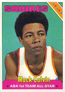 1975 Topps Mack Calvin #227 Basketball Card