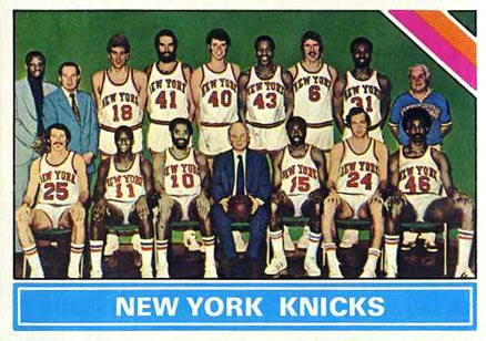 New York Knicks Team Basketball Cards