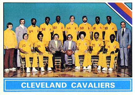 1975 Topps Cleveland Cavaliers Team #207 Basketball Card