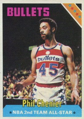 1975 Topps Phil Chenier #190 Basketball Card