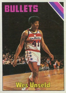 1975 Topps Wes Unseld #115 Basketball Card