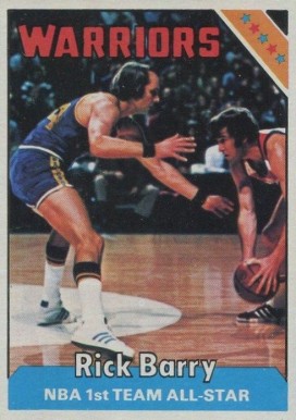 1975 Topps Rick Barry #100 Basketball Card