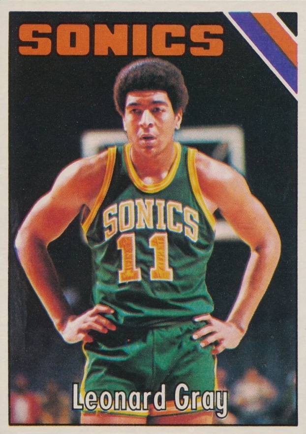 1975 Topps Leonard Gray #78 Basketball Card