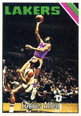 1975 Topps Lucius Allen #52 Basketball Card