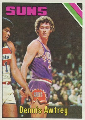 1975 Topps Dennis Awtrey #39 Basketball Card