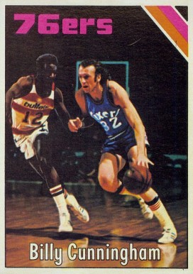 1975 Topps Billy Cunningham #20 Basketball Card