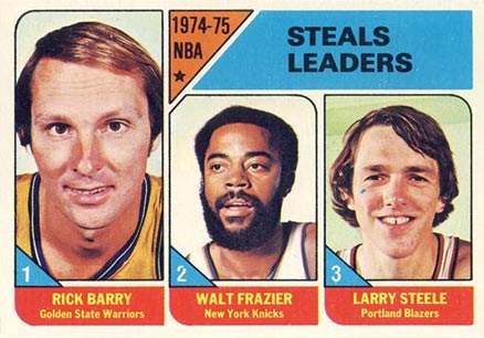 1975 Topps NBA Steals Leaders #6 Basketball Card