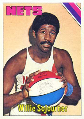 1975 Topps Willie Sojourner #312 Basketball Card