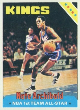 1975 Topps Nate Archibald #15 Basketball Card