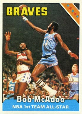 1975 Topps Bob McAdoo #10 Basketball Card
