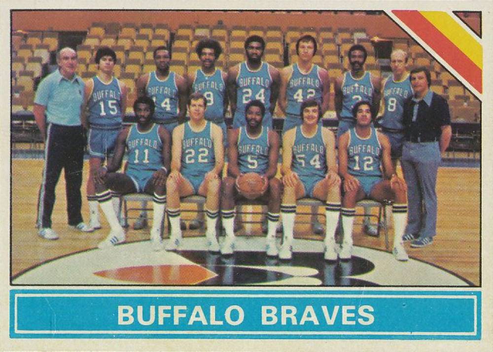 1975 Topps Buffalo Braves Team #205 Basketball Card
