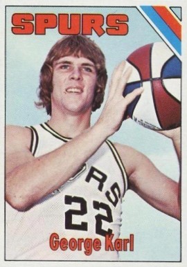 1975 Topps George Karl #303 Basketball Card