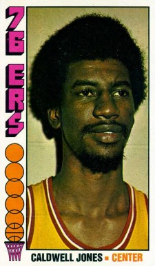VG 76ers Albany St Basketball Card 1976 Topps # 112 Caldwell Jones Philadelphia 76ers 