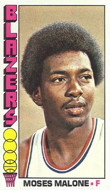 1976 Topps Moses Malone #101 Basketball Card