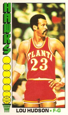 1976 Topps Lou Hudson #96 Basketball Card