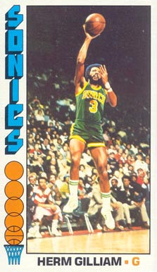 1976 Topps Herm Gilliam #87 Basketball Card