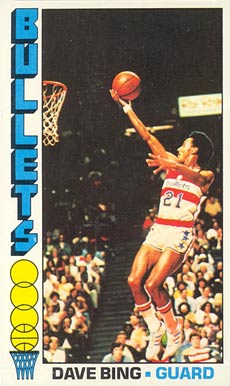 1976 Topps Dave Bing #76 Basketball Card