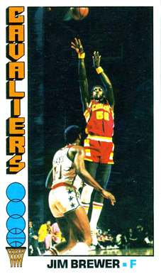 1976 Topps Jim Brewer #74 Basketball Card